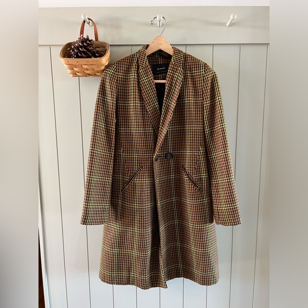 Stradivarius Women's Tan and Brown, Yellow Jacket
